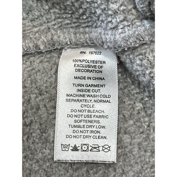 Eddie Bauer Women’s Size Medium Gray Full Zip Pockets Fleece Athletic Jacket - Picture 13 of 14